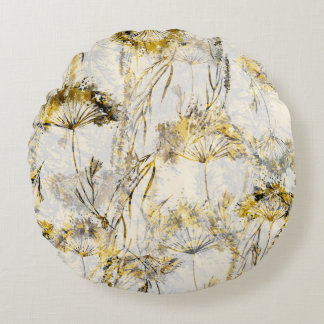 Abstracte waterverf achtergrond: paardenbloem, jen rond kussen
