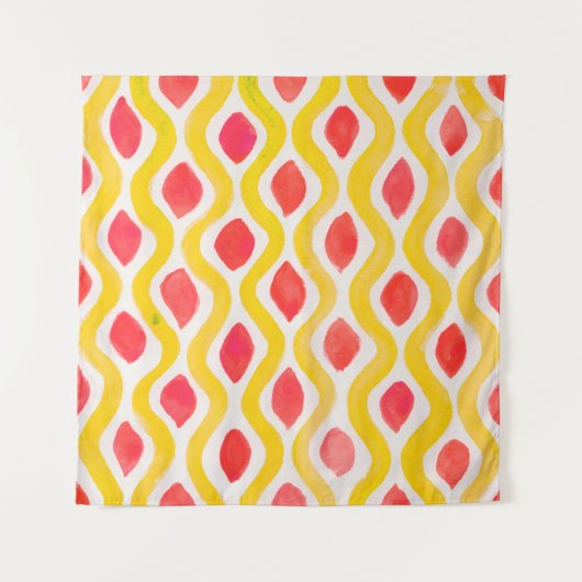 Abstracte waterverf achtergrond wandkleed (Voorkant)