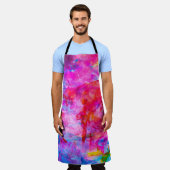 Abstracte waterverf achtergrondkleur, achtergrond, schort (Gedragen)