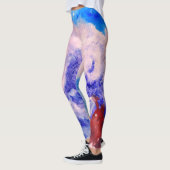 Abstracte Waterverf Art Leggings (Links)