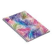 Abstracte Waterverf bladeren allover patroon Notitieboek (Rechterzijde)