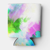 Abstracte waterverf blikjeskoeler (Voorkant)