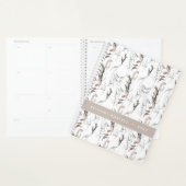 Abstracte Waterverf Botanische Taupe Grey 2023 Planner (Display)
