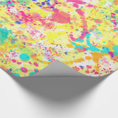 Abstracte waterverf cadeaupapier (Hoek)