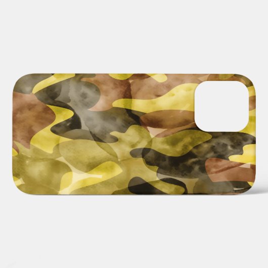 Abstracte Waterverf: Camouflage Tie Dye Case-Mate iPhone Case (Achterkant (horizontaal))