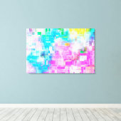 Abstracte Waterverf Canvas Afdruk (Insitu (Houten vloer))