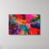 Abstracte Waterverf Canvas Afdruk (Voorkant)