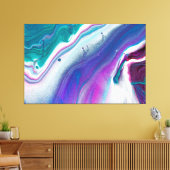 Abstracte Waterverf Canvas Afdruk (Insitu (Woonkamer))