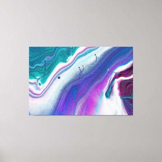 Abstracte Waterverf Canvas Afdruk (Voorkant)