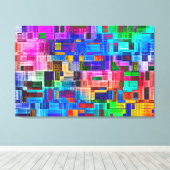 Abstracte Waterverf Canvas Afdruk (Insitu (Houten vloer))