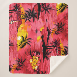 Abstracte Waterverf: Creative Print Design. Sherpa Deken