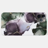 Abstracte Waterverf Deep Forest Plum Case-Mate iPhone Case (Achterkant (horizontaal))