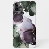 Abstracte Waterverf Deep Forest Plum Case-Mate iPhone Case (Achterkant)