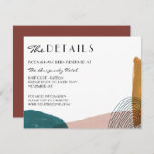 Abstracte Waterverf Details behuizing Kaart (Voorkant / Achterkant)