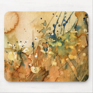 Abstracte waterverf en oude achtergrond muismat