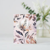 Abstracte Waterverf Feestdagenkaart (Staand voorkant)