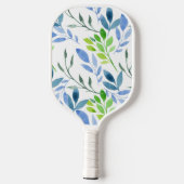 Abstracte Waterverf Fern Leaves Pickleball Paddle (Achterkant)