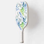 Abstracte Waterverf Fern Leaves Pickleball Paddle (Links)