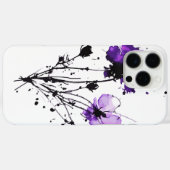 Abstracte Waterverf Flowers Case-Mate iPhone Case (Achterkant (horizontaal))