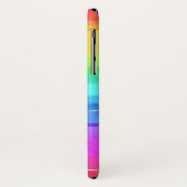 Abstracte Waterverf gekleurde strips regenboog Case-Mate iPhone Case (Achterkant/links)