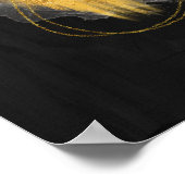 Abstracte Waterverf geometrisch, Abstract, minimaa Poster (Hoek)