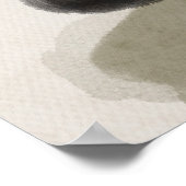 Abstracte Waterverf geometrisch, Abstract, minimaa Poster (Hoek)