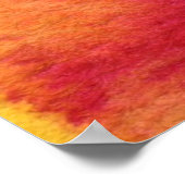 Abstracte waterverf geschilderde achtergrond poster (Hoek)