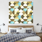 Abstracte Waterverf Hand getrokken Canvas Afdruk (Insitu (Slaapkamer))