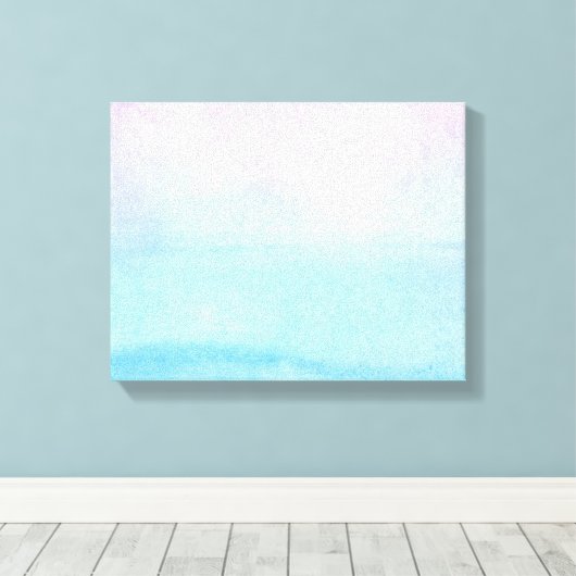 Abstracte waterverf handgeschilderde achtergrond 1 canvas afdruk (Insitu (Houten vloer))