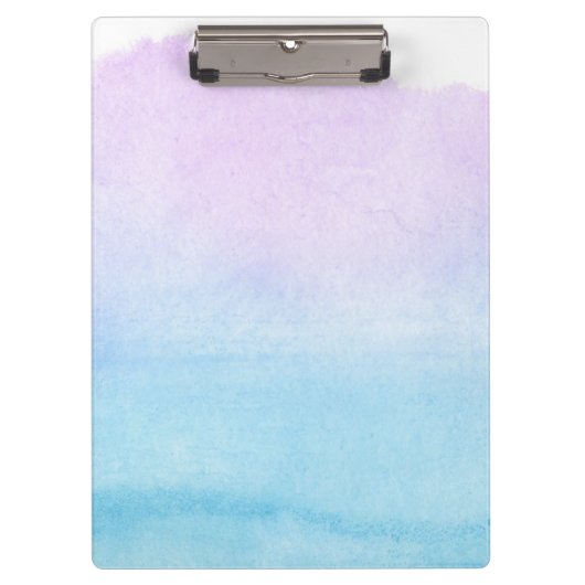 Abstracte waterverf handgeschilderde achtergrond 1 klembord (Voorkant)