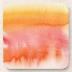 Abstracte waterverf handgeschilderde achtergrond 1 onderzetter