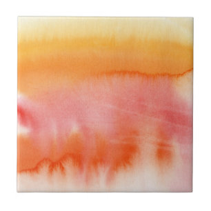 Abstracte waterverf handgeschilderde achtergrond 1 tegeltje