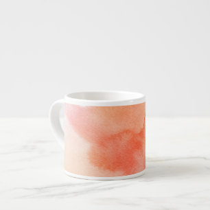 Abstracte waterverf handgeschilderde achtergrond 3 espresso kop