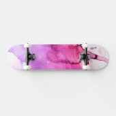 Abstracte waterverf handgeschilderde achtergrond 5 skateboard (Horizontaal)