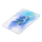 Abstracte waterverf handgeschilderde achtergrond 9 magneet (Linkerzijde)