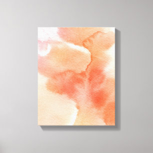 Abstracte waterverf handgeschilderde achtergrond canvas afdruk