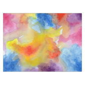 Abstracte Waterverf Heldere, levendige kleuren sch Tafelkleed (Voorkant (Horizontaal))