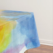 Abstracte Waterverf Heldere, levendige kleuren sch Tafelkleed (Voorbeeld)