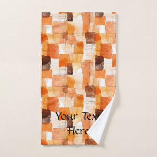 Abstracte Waterverf, Herfst Palet Handdoek