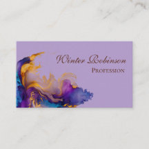 Abstracte waterverf kleurrijke en gouden inkt