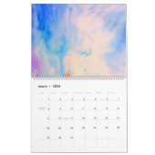 Abstracte Waterverf landschapskalender, groot Kalender (Mar 2026)