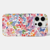 Abstracte Waterverf Losse Bloemen Case-Mate iPhone Case (Achterkant (horizontaal))