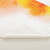 Abstracte waterverf luxueuze vloeistofkunstschilde sherpa deken (3/4)