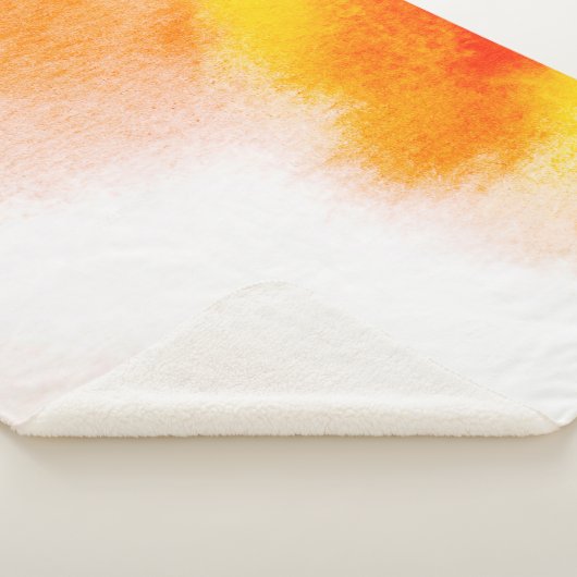 Abstracte waterverf luxueuze vloeistofkunstschilde sherpa deken (3/4)