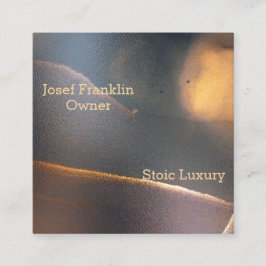 Abstracte Waterverf Mannelijk Vierkant Visitekaart Vierkante Visitekaartje