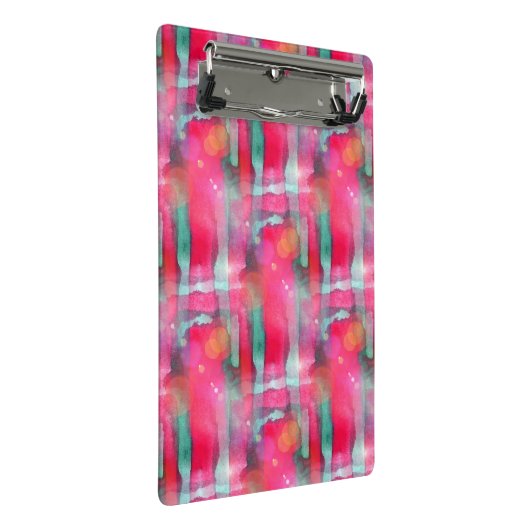 Abstracte waterverf met zonneglare mini klembord (Schuin)