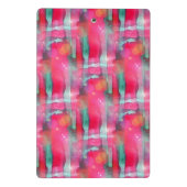 Abstracte waterverf met zonneglare mini klembord (Achterkant)