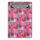 Abstracte waterverf met zonneglare mini klembord (Voorkant)