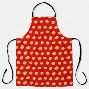 Abstracte waterverf naadloos patroon, met de hand  schort