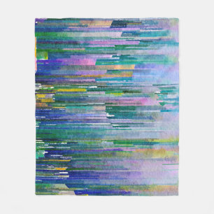 Abstracte waterverf, olieverf achtergrond. fleece deken